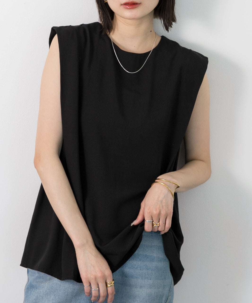 Adthie ad thie 【2024SS New Collection】 French Sleeve Blouse