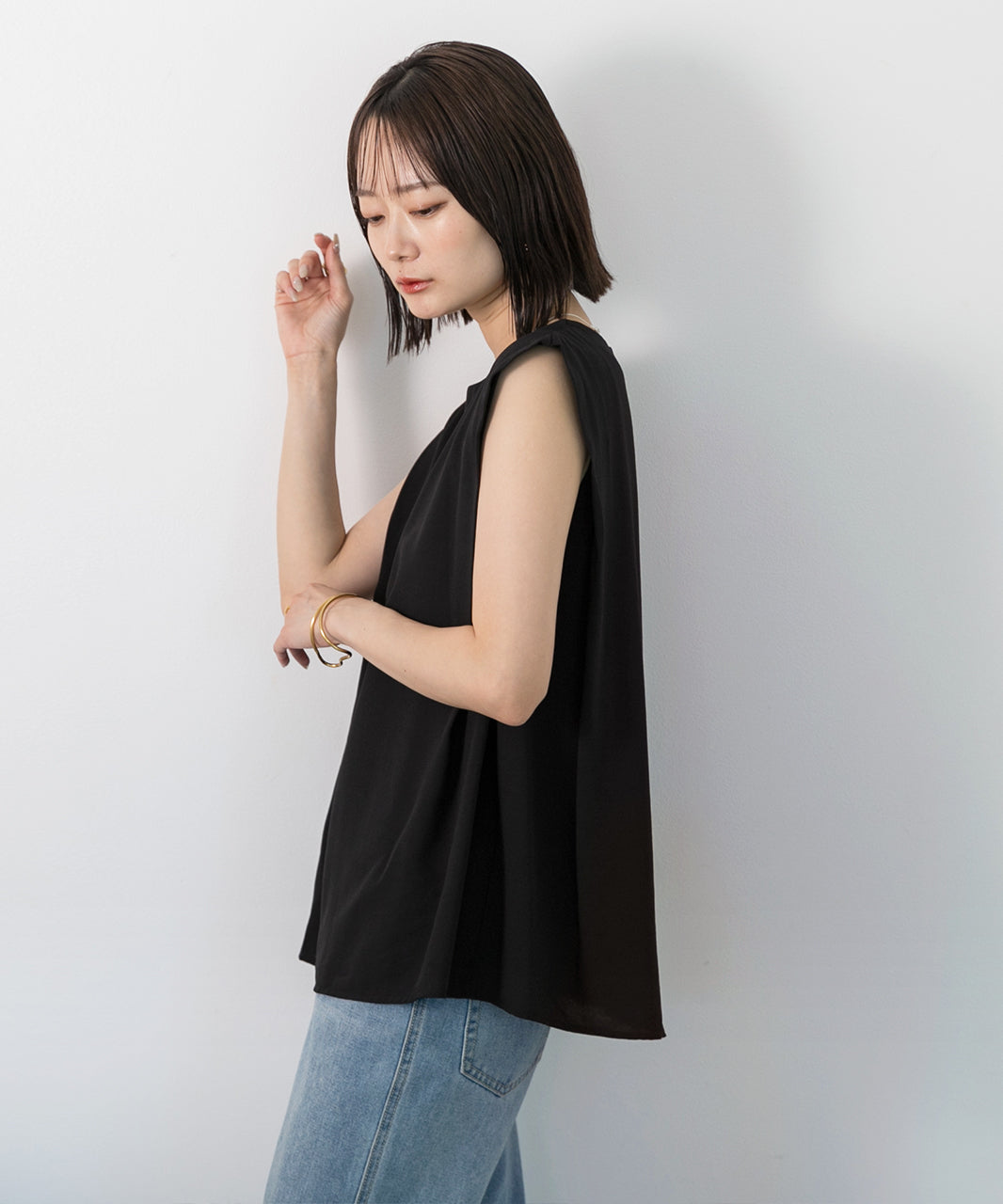 Adthie ad thie 【2024SS New Collection】 French Sleeve Blouse