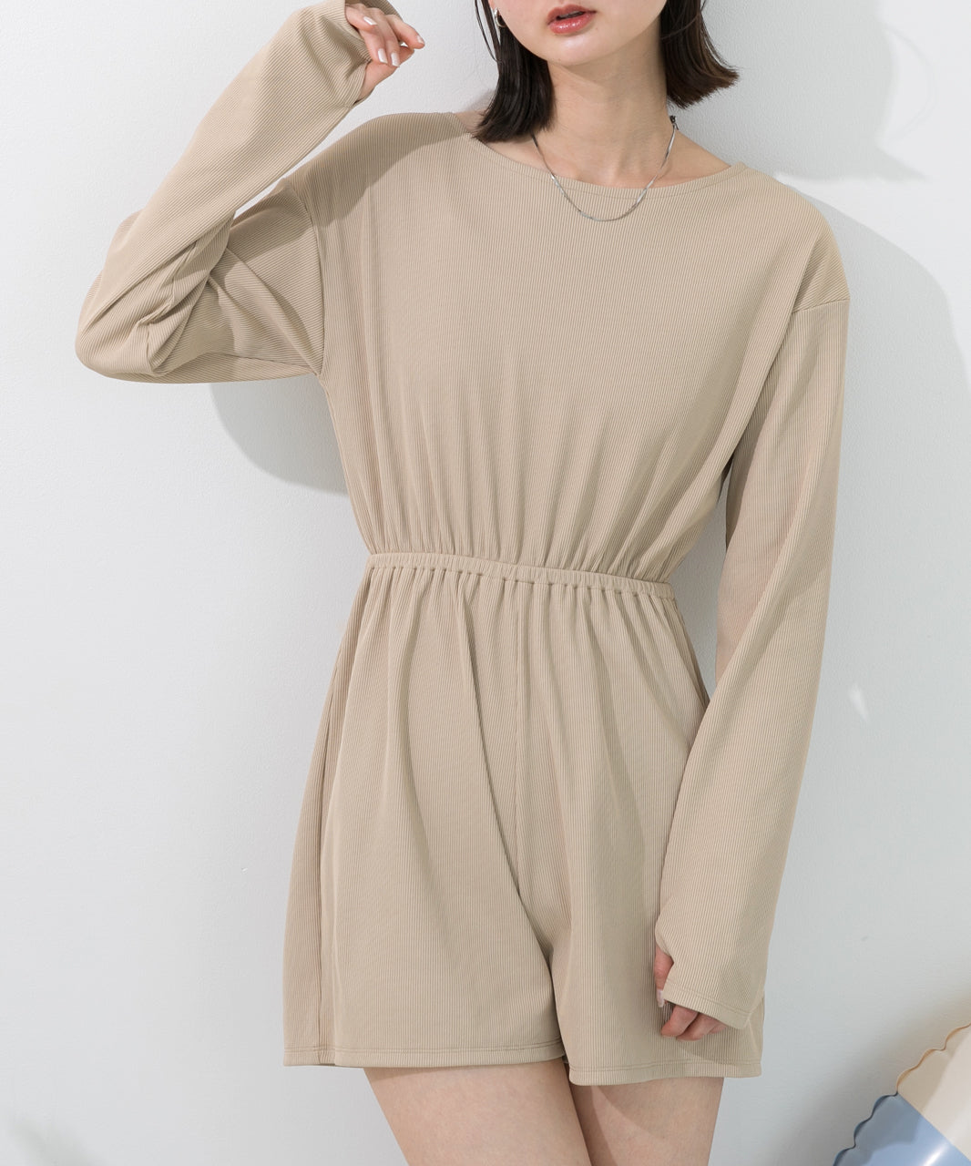 Adthie ad thie 【2024SS New Arrival】 Rib Material Rush Guard All-in-One 【Non-Returnable Item】