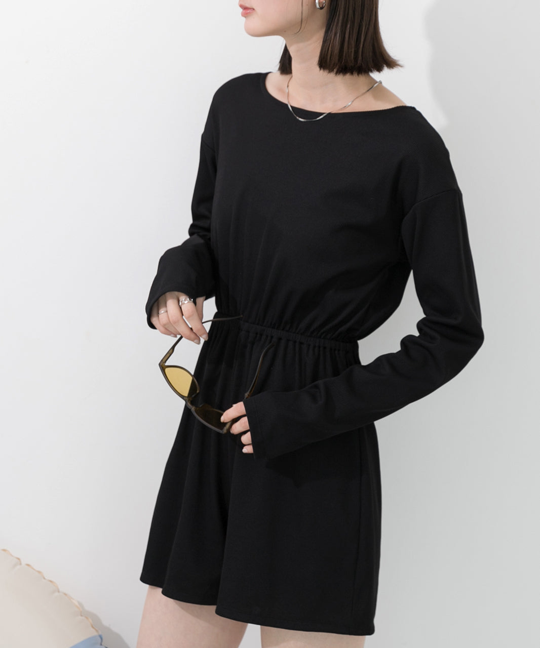 Adthie ad thie 【2024SS New Arrival】 Rib Material Rush Guard All-in-One 【Non-Returnable Item】