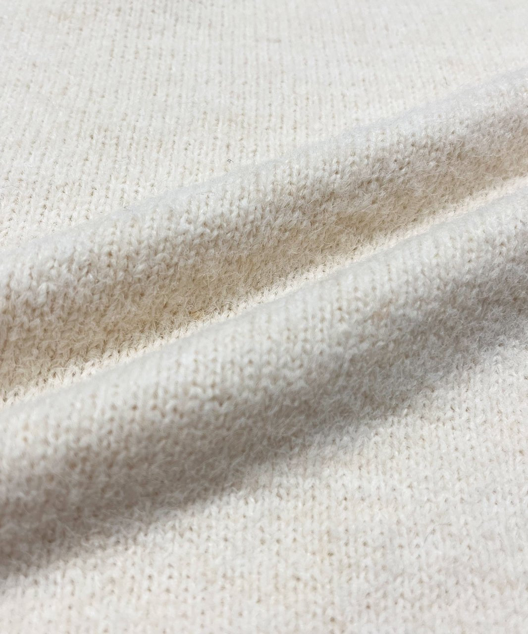 アドティエ ad thie 配色ラグランクルーネックニット