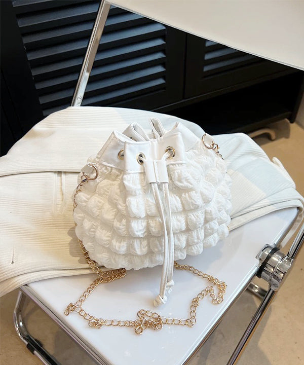 アドティエ ad thie 【2025SS新作】ポップコーンバケットチェーンバッグ （オフホワイト） オフホワイト