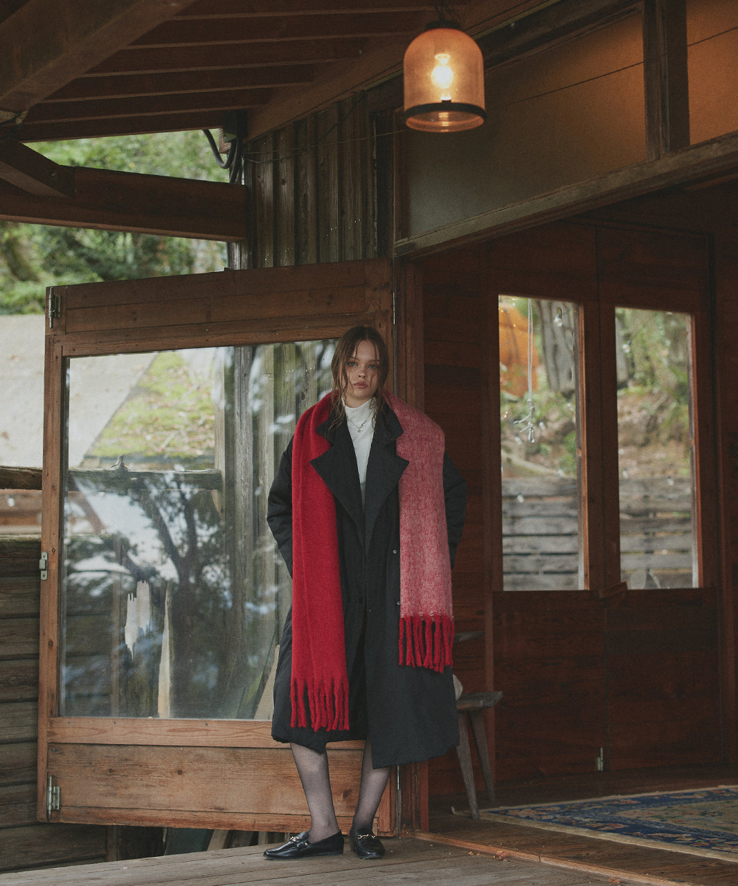 アドティエ ad thie 【2025AW新作】中綿テーラードカラーロングコート （アイボリー） アイボリー