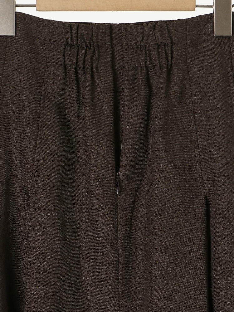 ルクールブラン le.coeur blanc ハイウエストフレアロングスカート （グレー） グレー