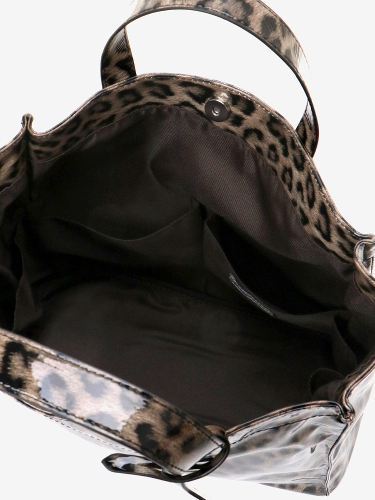 ルクールブラン le.coeur blanc エナメルトートバッグ