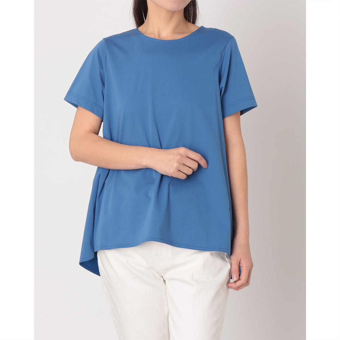 レリル lelill バックタックAラインTシャツ （ブルー） ブルー