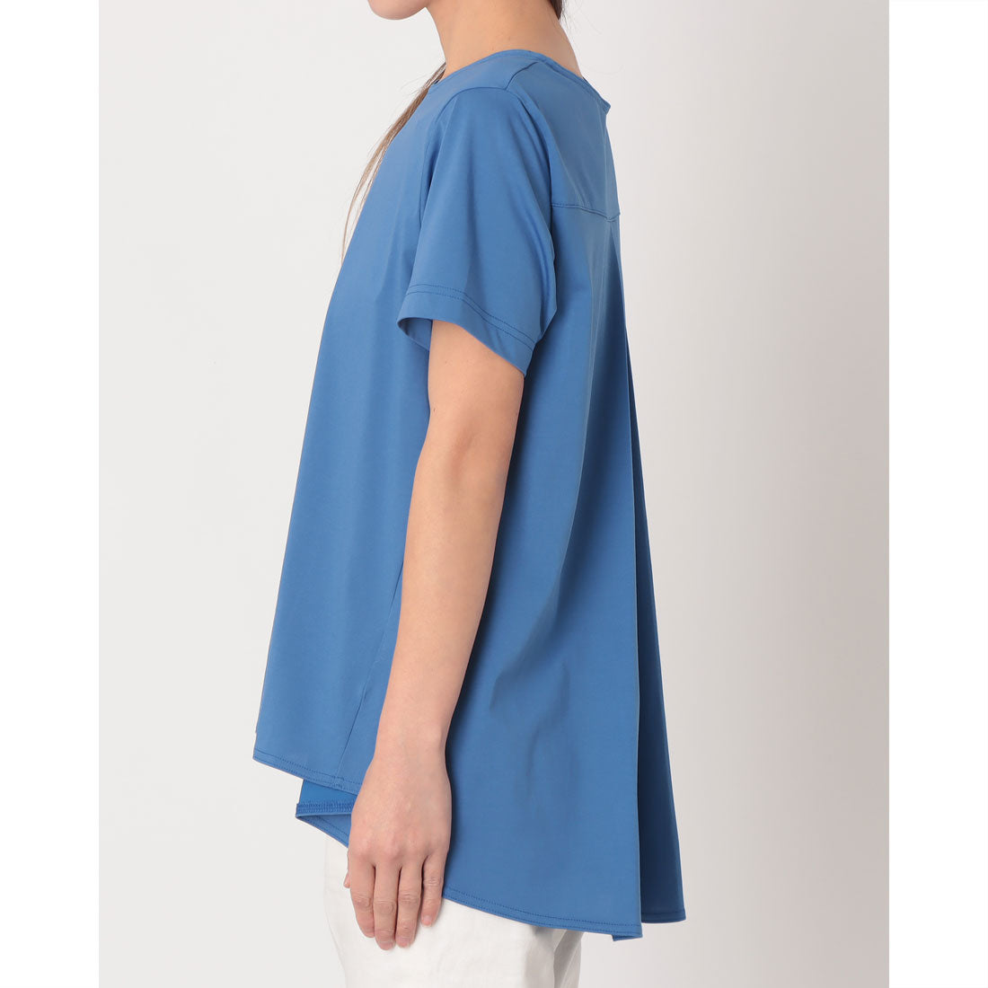 レリル lelill バックタックAラインTシャツ （ブルー） ブルー
