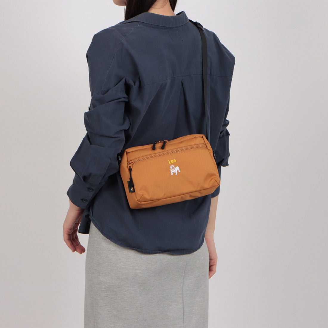 リー Lee 横型ショルダー （23.キャメル） 23.キャメル