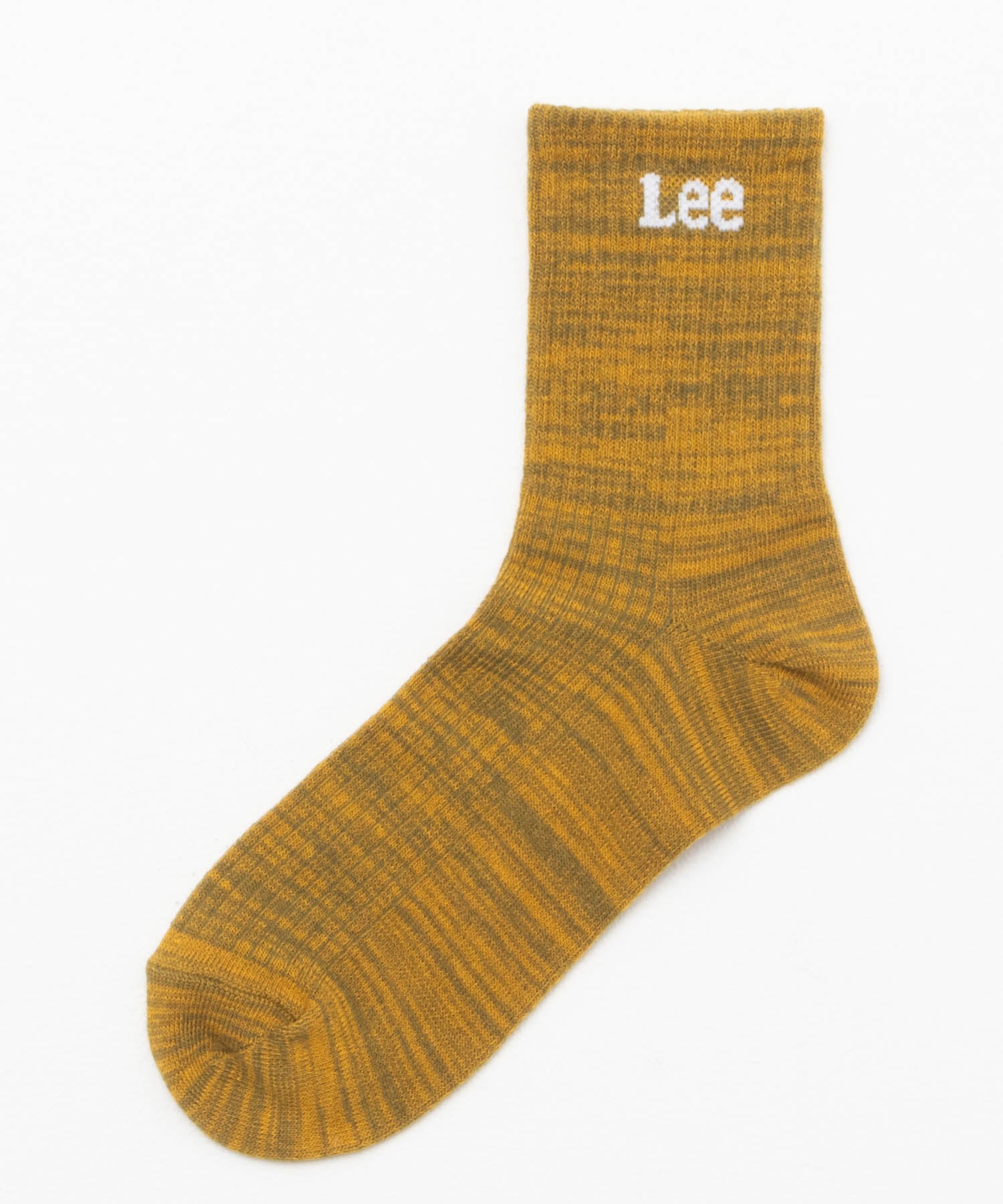 リー Lee クォーターソックス 杢ミックスロゴ 3足組