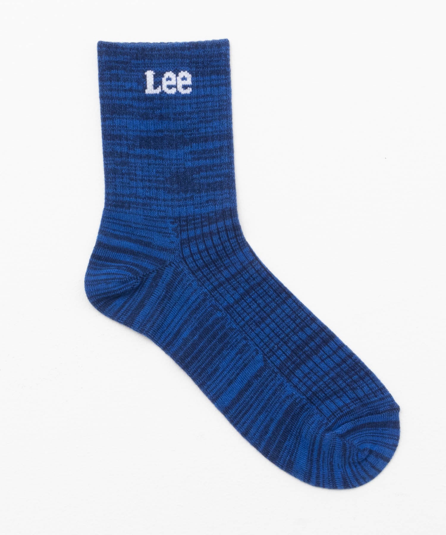リー Lee クォーターソックス 杢ミックスロゴ 3足組