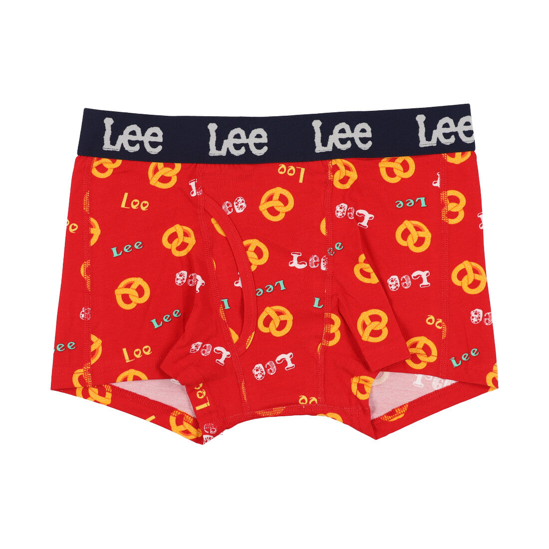 リー Lee プレッツェル柄 ボクサーブリーフ 【返品不可商品】 （レッド） レッド