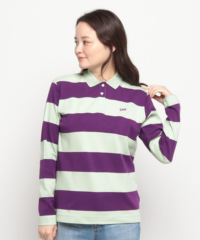 リー Lee &LEE GOLF            PLAY BORDER POLO,パープル系