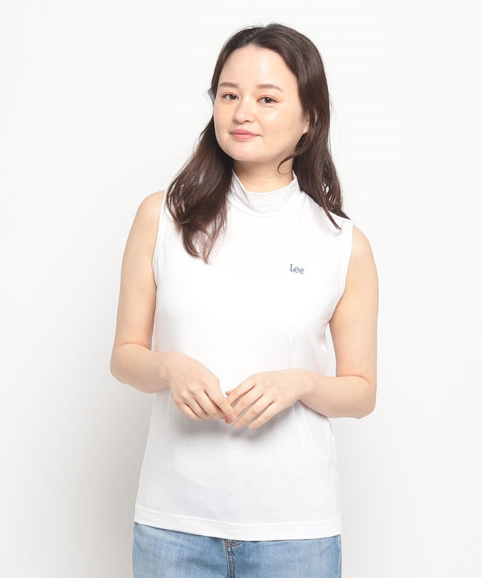 リー Lee #LEE GOLF            TIGHT NOSLEEVE MOCK,ホワイト