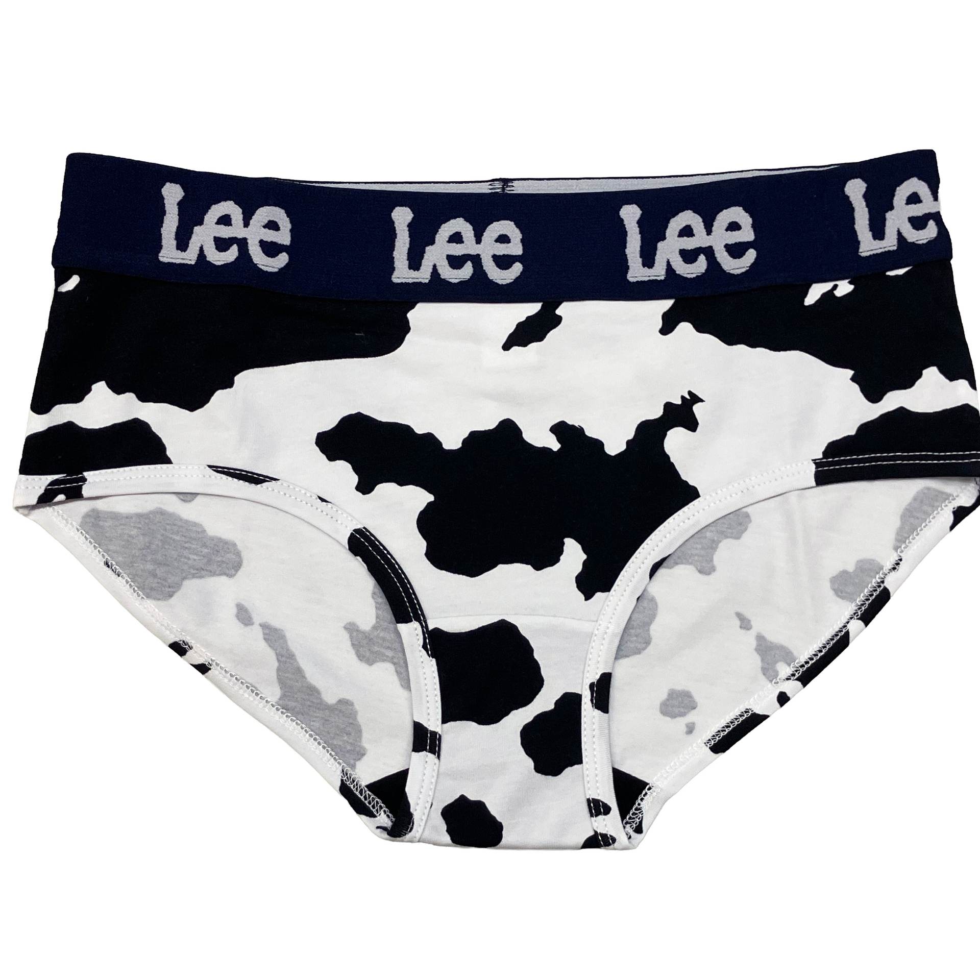 リー Lee うし柄 レギュラーショーツ 【返品不可商品】 （ホワイト） ホワイト