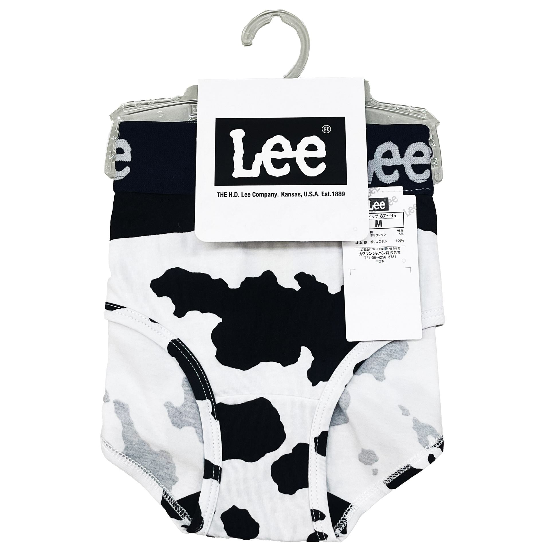 リー Lee うし柄 レギュラーショーツ 【返品不可商品】 （ホワイト） ホワイト