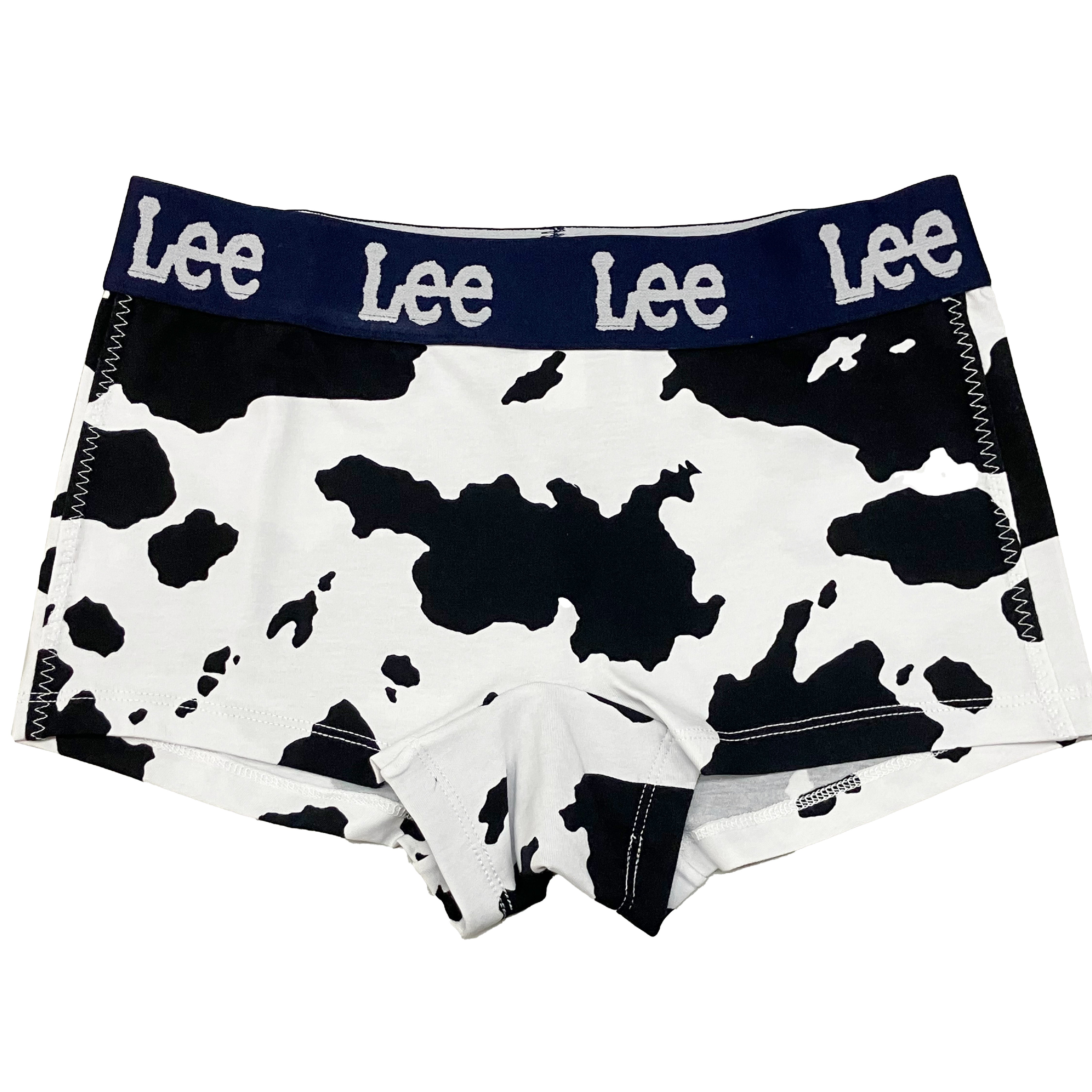 リー Lee うし柄 ボクサーショーツ 1分丈 【返品不可商品】 （ホワイト） ホワイト