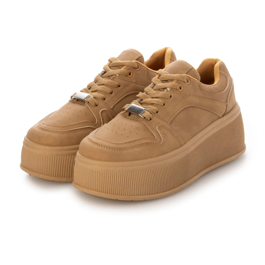 エルエフワイティー LFYT レトロクラッシック厚底コートスニーカー （CAMEL） CAMEL
