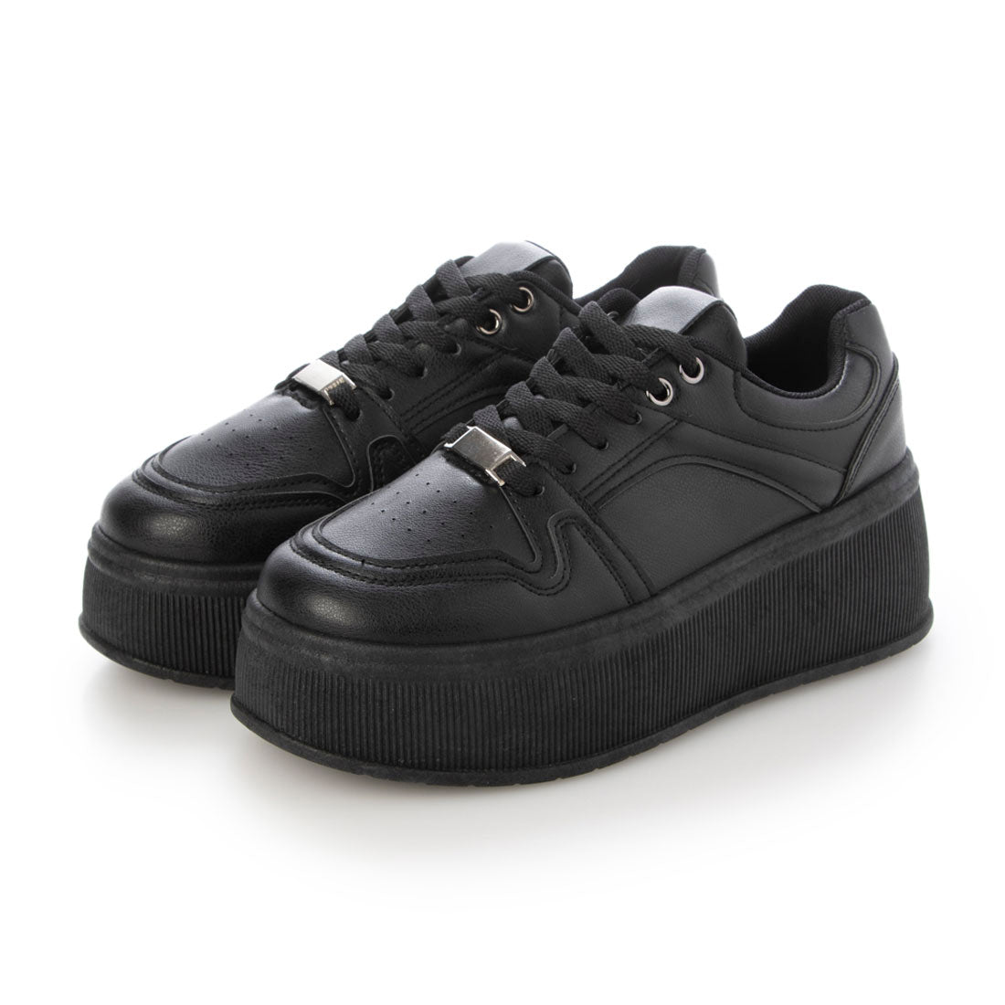 エルエフワイティー LFYT レトロクラッシック厚底コートスニーカー （BLK） BLK
