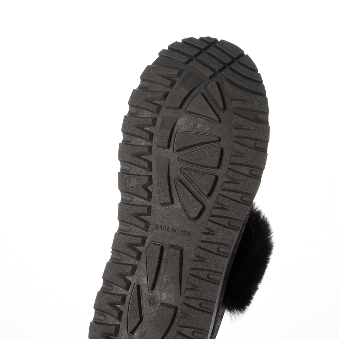 エルエフワイティー LFYT ファンキーレトロエコファー厚底ウィメンズサボ （BLACK） BLACK