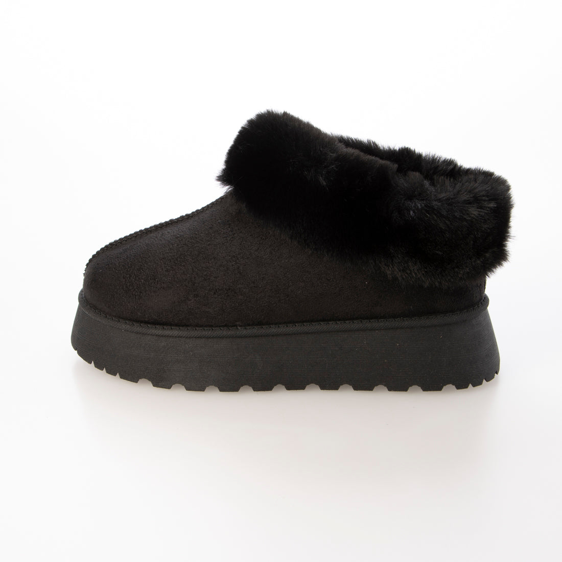 エルエフワイティー LFYT ファンキーレトロエコファー厚底ウィメンズモック （BLACK） BLACK