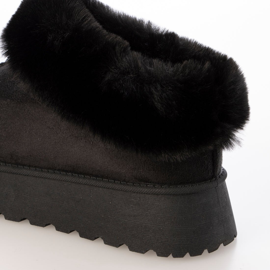 エルエフワイティー LFYT ファンキーレトロエコファー厚底ウィメンズモック （BLACK） BLACK