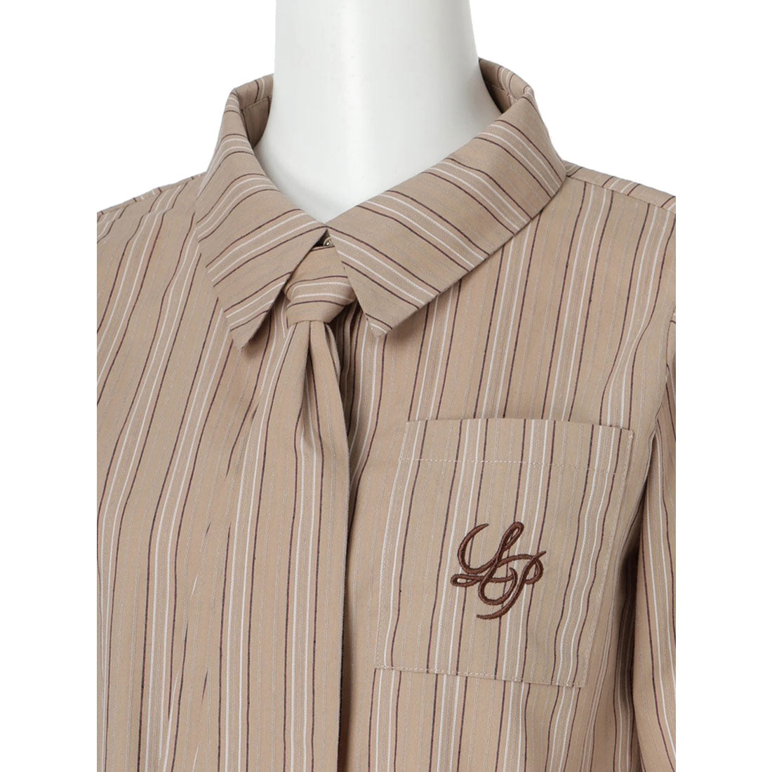 LIP SERVICE LIP SERVICE Tie SET Cropped Shirt
