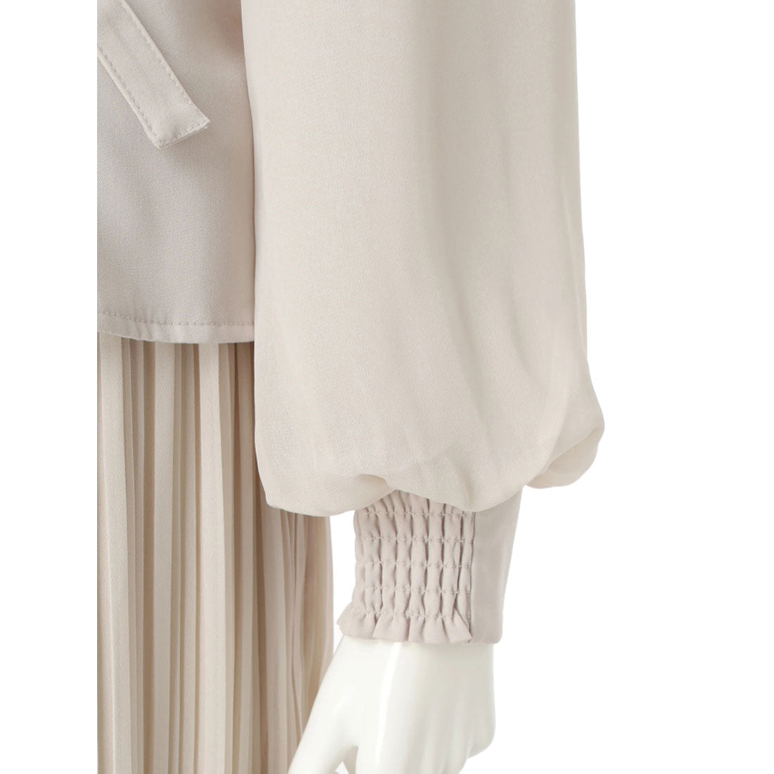 リップサービス LIP SERVICE ジャケットプリーツロングワンピース