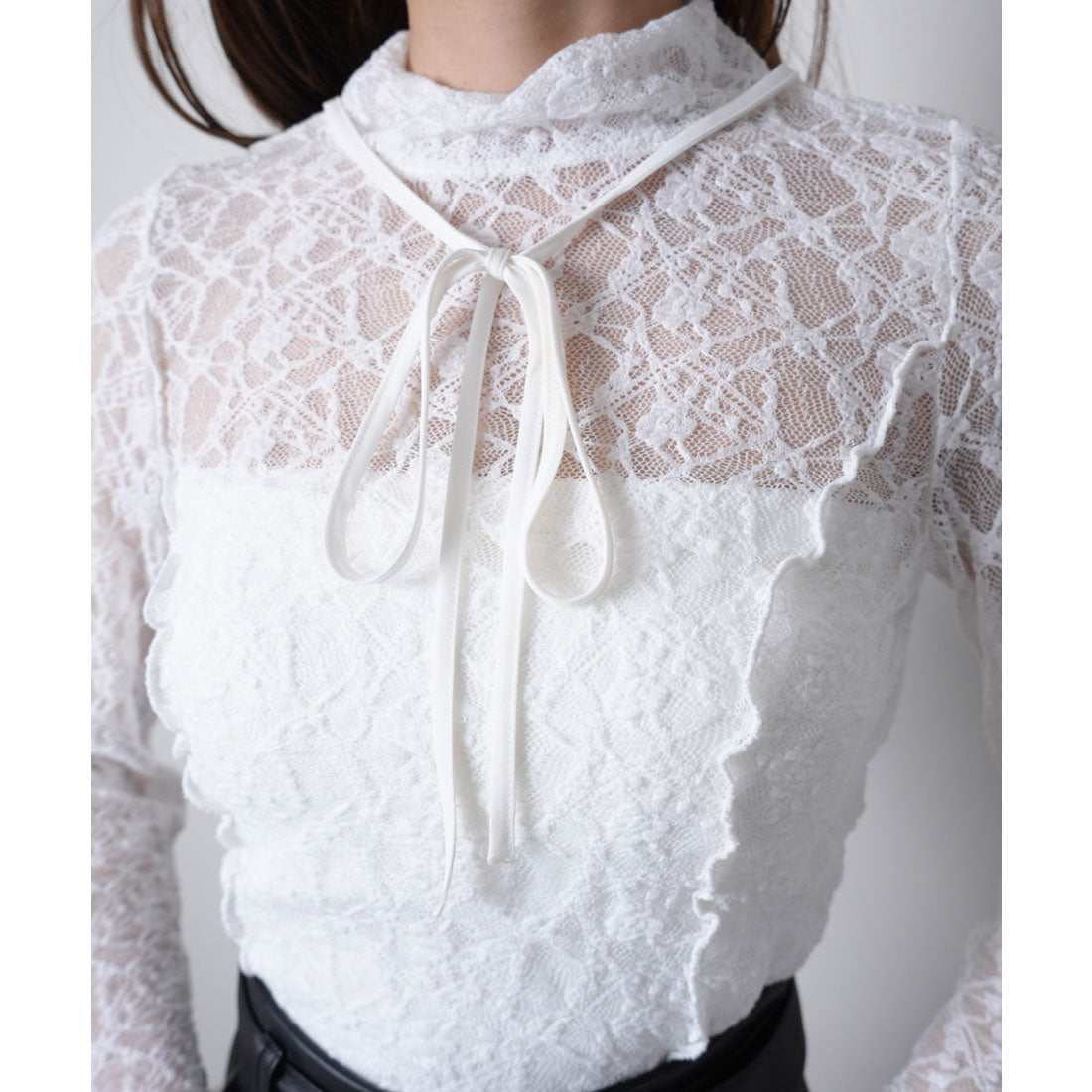 リップサービス LIP SERVICE 2wayチョーカーシアートップス （ホワイト） ホワイト