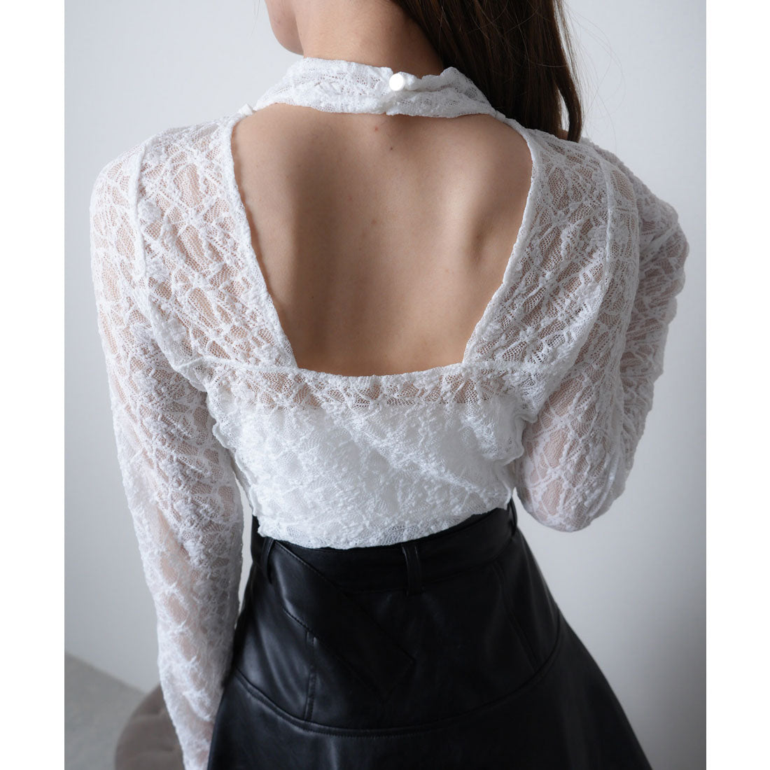 リップサービス LIP SERVICE 2wayチョーカーシアートップス （ホワイト） ホワイト