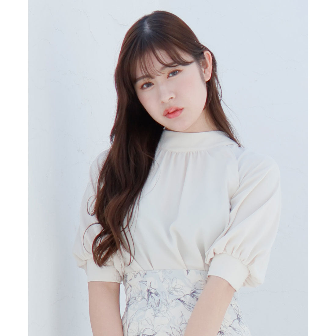 リップサービス LIP SERVICE charme flower 2way ブラウス