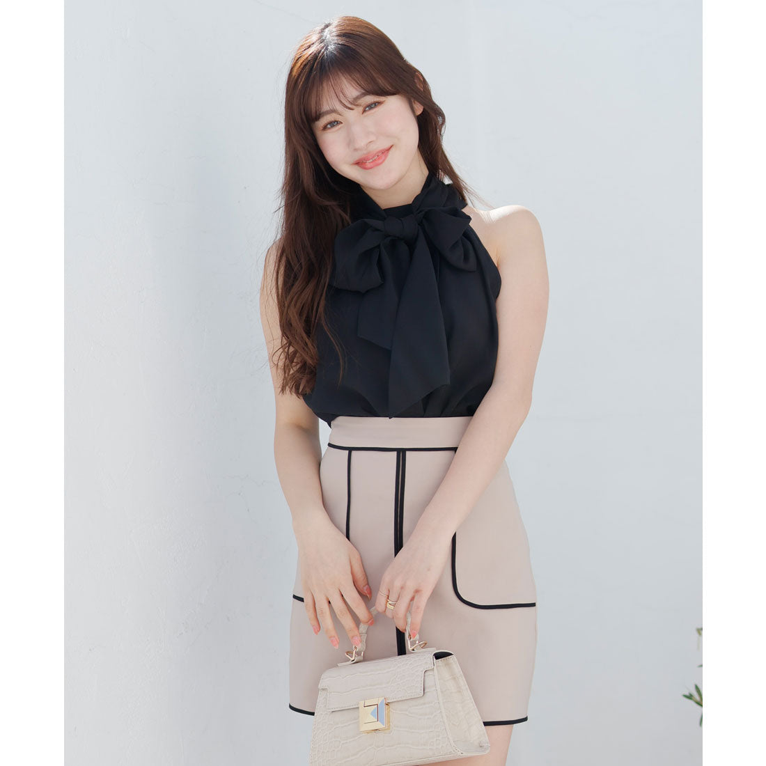 リップサービス LIP SERVICE charme flower 2way ブラウス