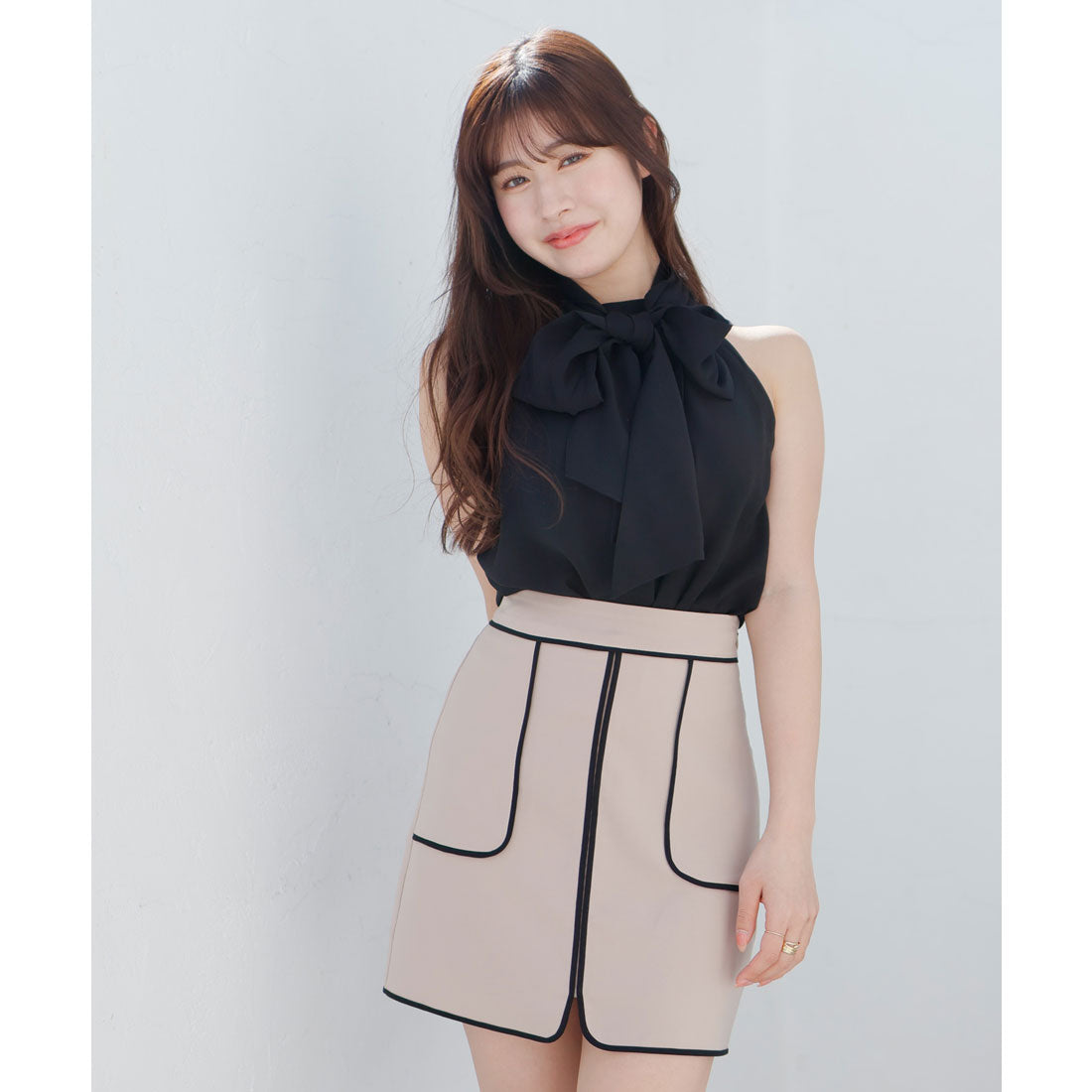 リップサービス LIP SERVICE charme flower 2way ブラウス