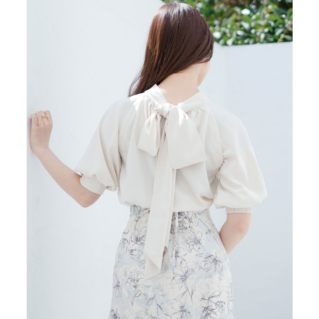 リップサービス LIP SERVICE charme flower 2way ブラウス