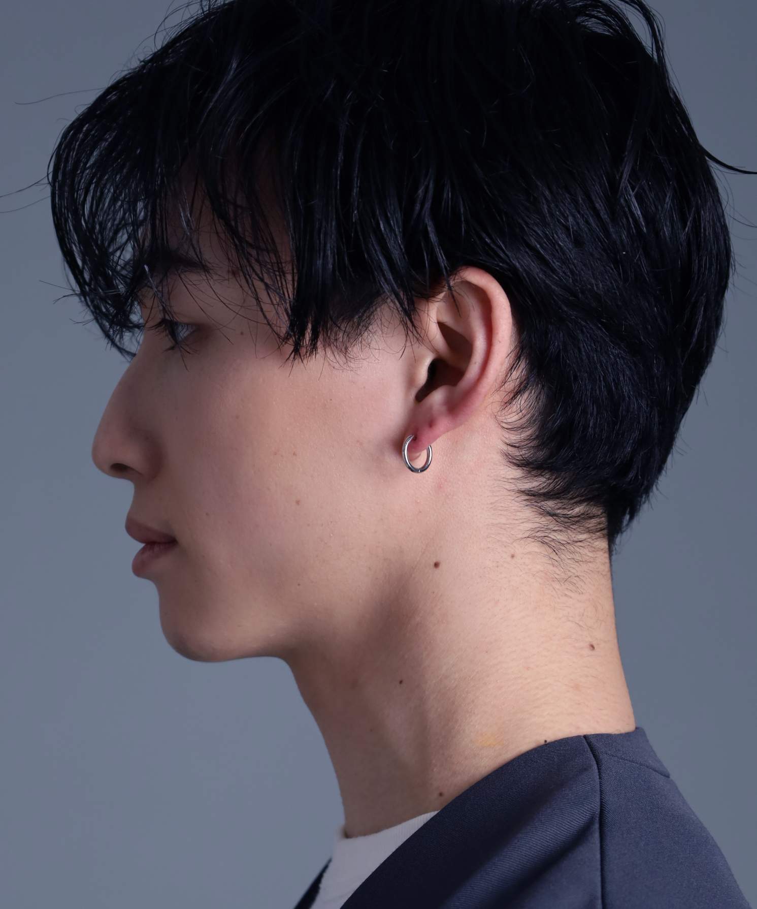 ライオンハート LION HEART 【限定展開】LH-1 スキニーフープピアス/サージカルステンレス316L （シルバー） シルバー