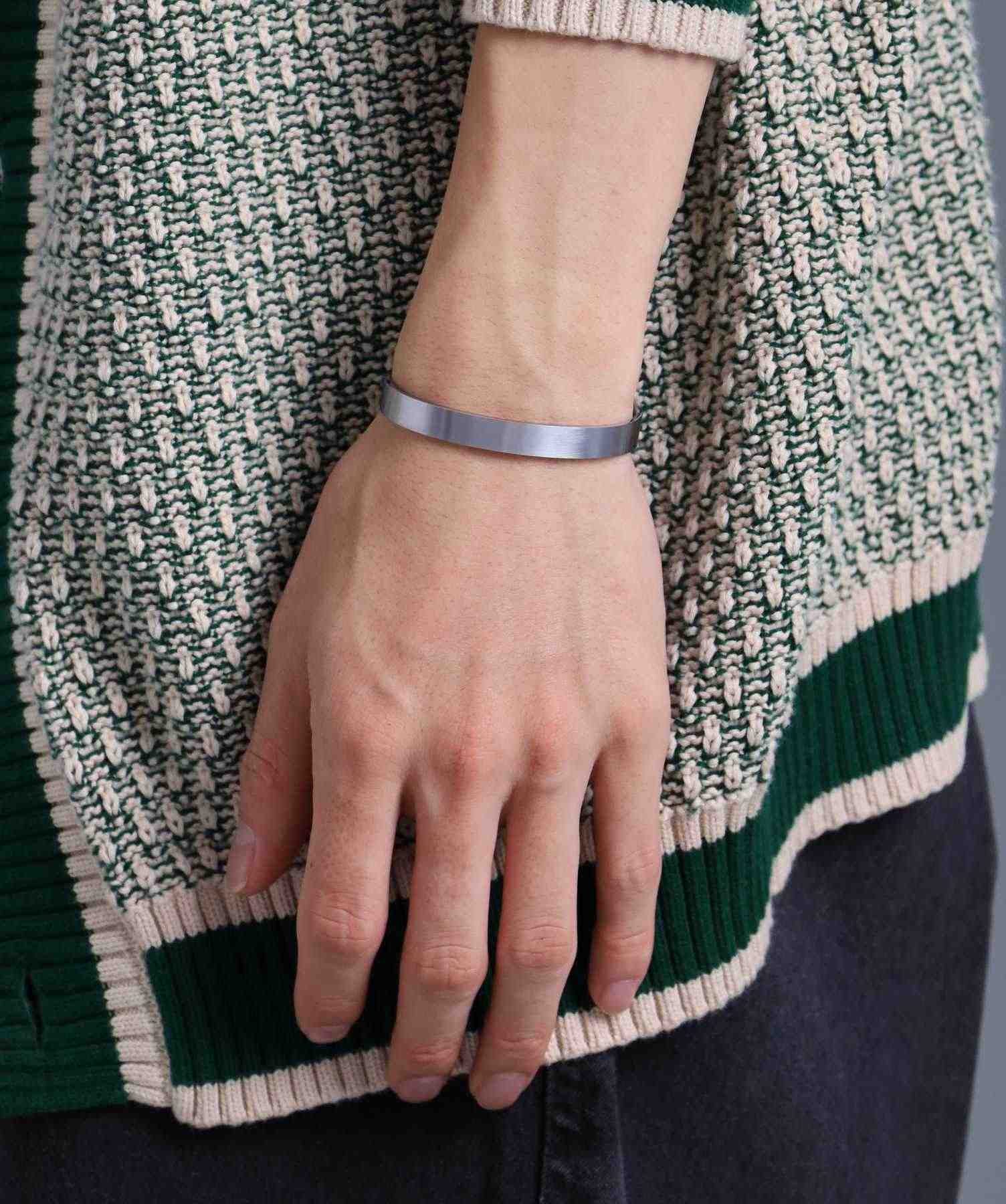 ライオンハート LION HEART 【限定展開】LH-1 ワイドストレートバングル/サージカルステンレス316L（金属アレルギー対応） （シルバー） シルバー