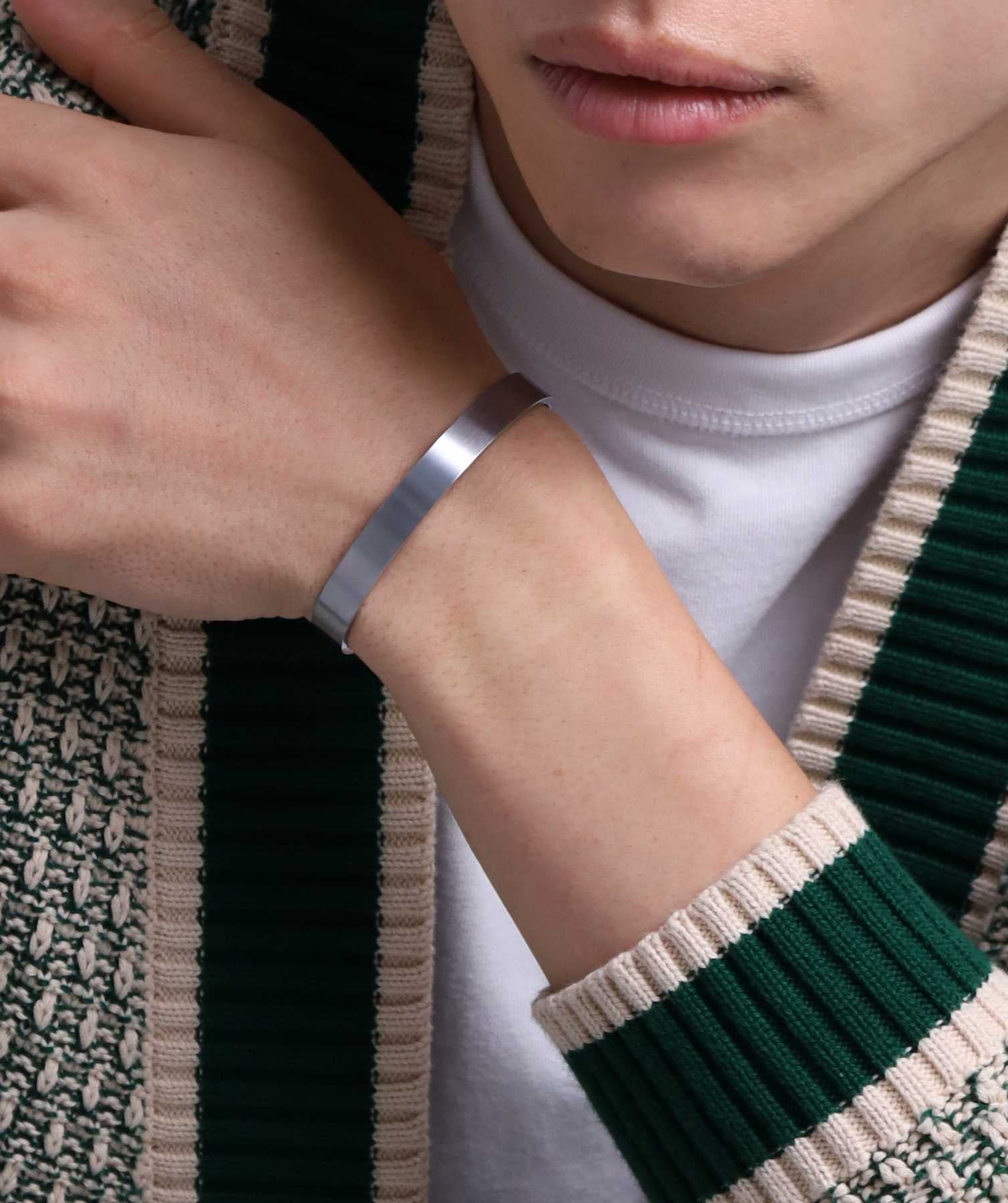 ライオンハート LION HEART 【限定展開】LH-1 ワイドストレートバングル/サージカルステンレス316L（金属アレルギー対応） （シルバー） シルバー