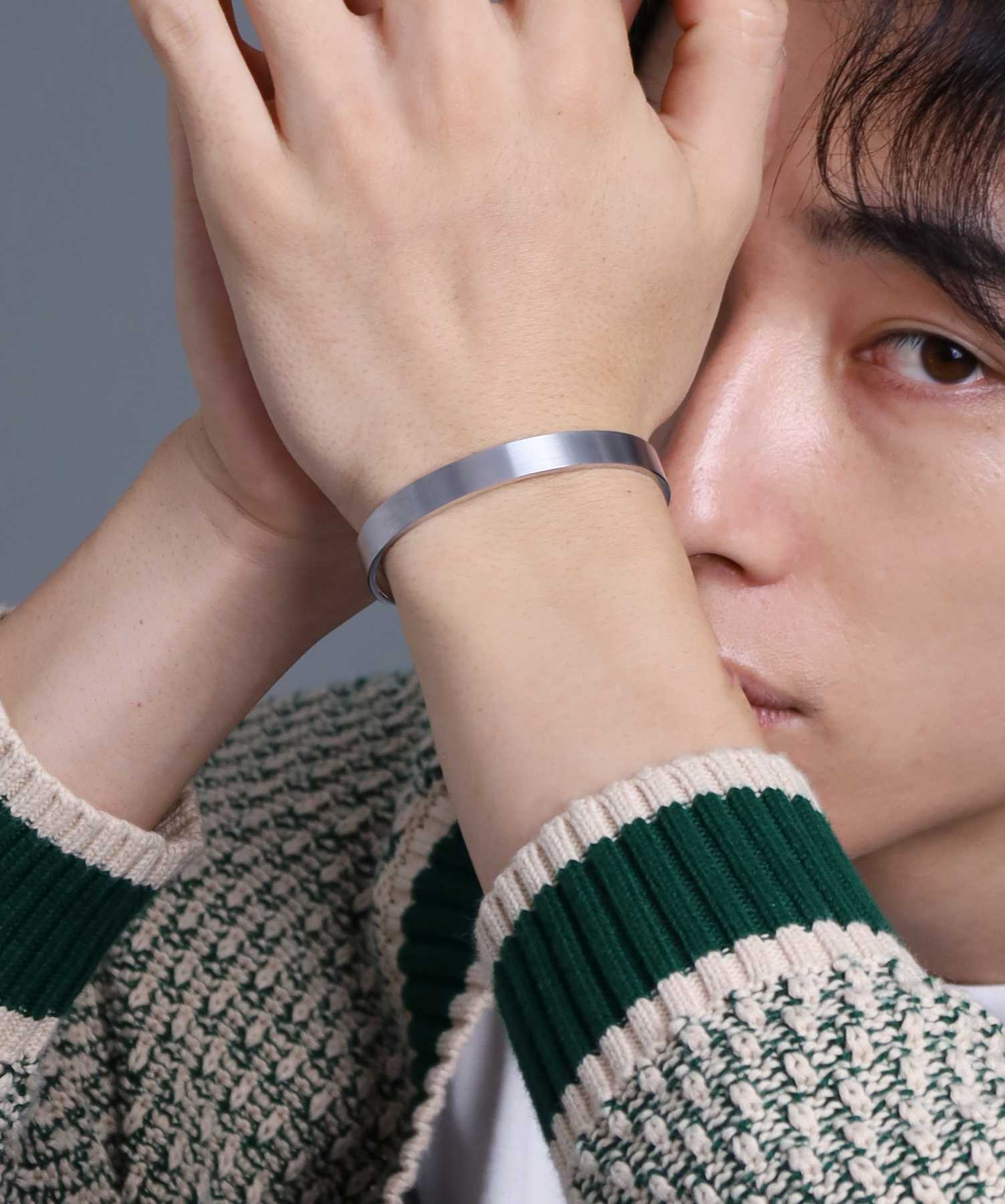 ライオンハート LION HEART 【限定展開】LH-1 ワイドストレートバングル/サージカルステンレス316L（金属アレルギー対応） （シルバー） シルバー