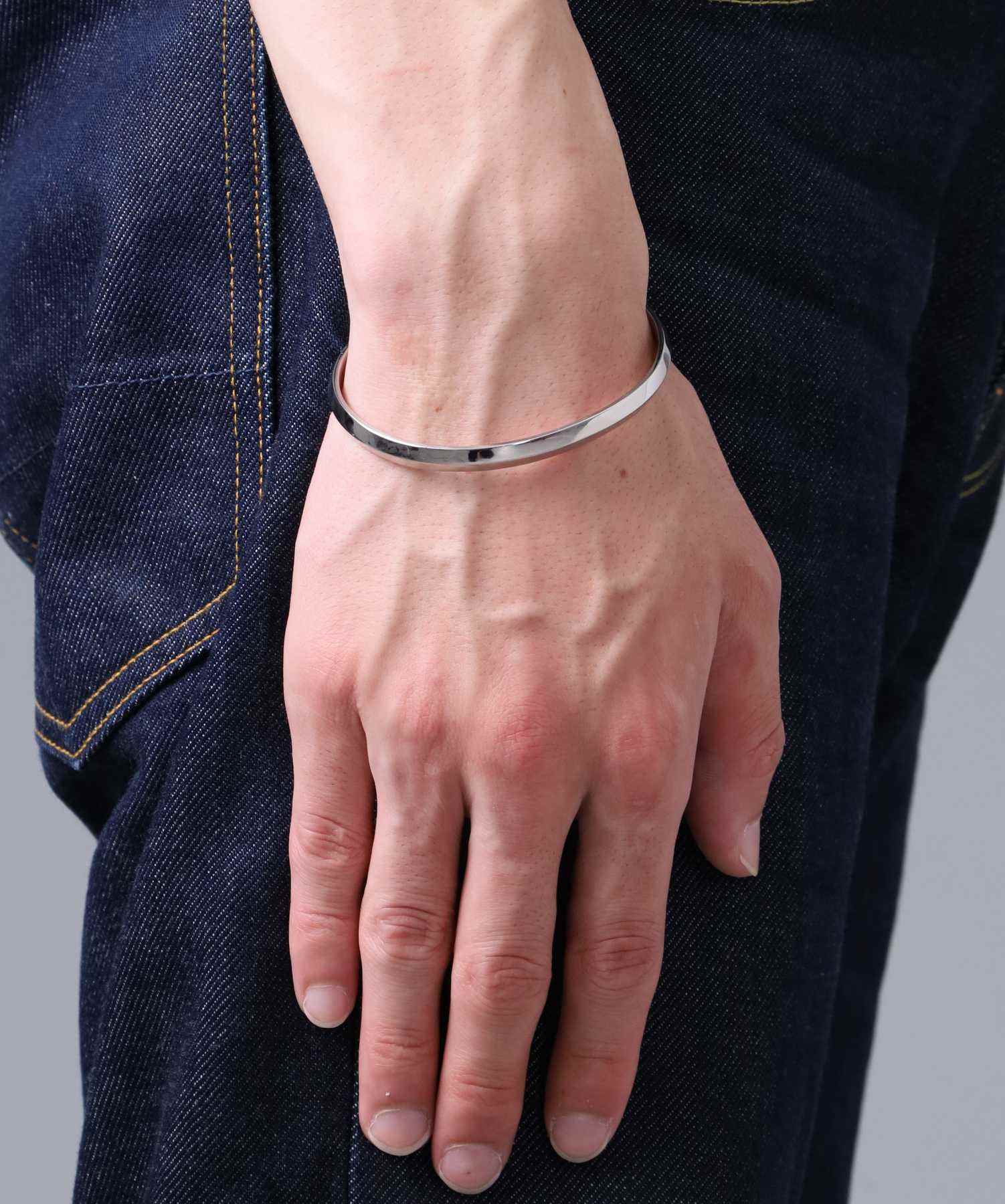 ライオンハート LION HEART 【限定展開】“LH-1”ケンワンバングル/サージカルステンレス（金属アレルギー対応） （シルバー） シルバー