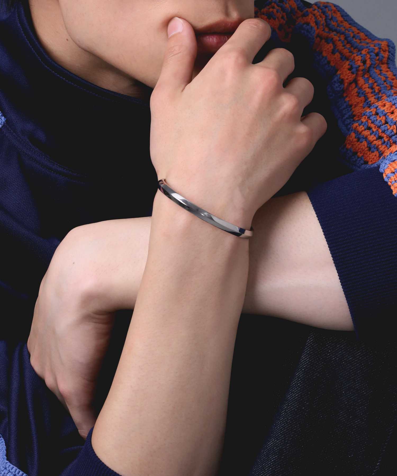 ライオンハート LION HEART 【限定展開】“LH-1”ケンワンバングル/サージカルステンレス（金属アレルギー対応） （シルバー） シルバー