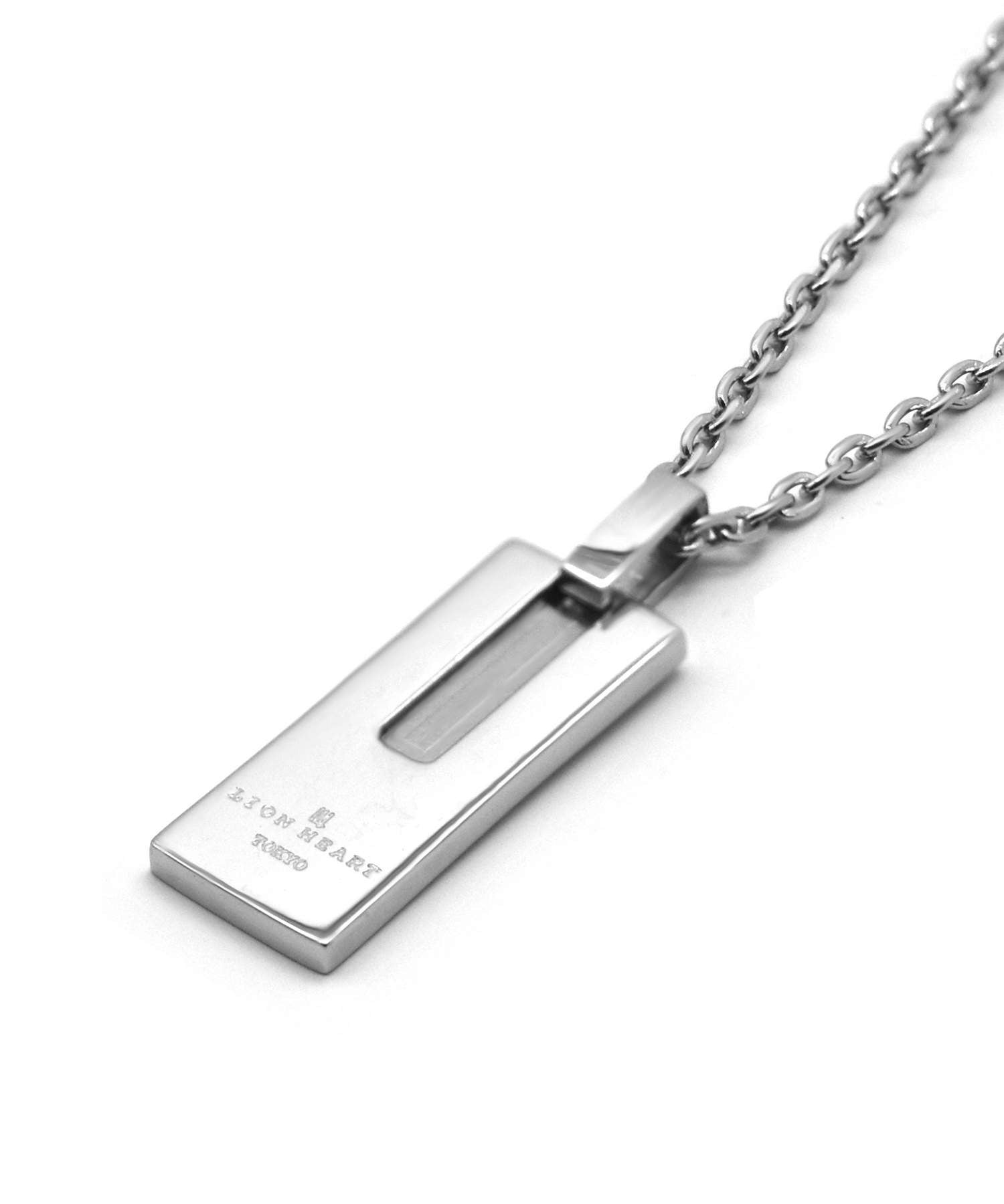 ライオンハート LION HEART 【限定展開】LH-1 デントプレートネックレス/サージカルステンレス316L（金属アレルギー対応） （シルバー） シルバー