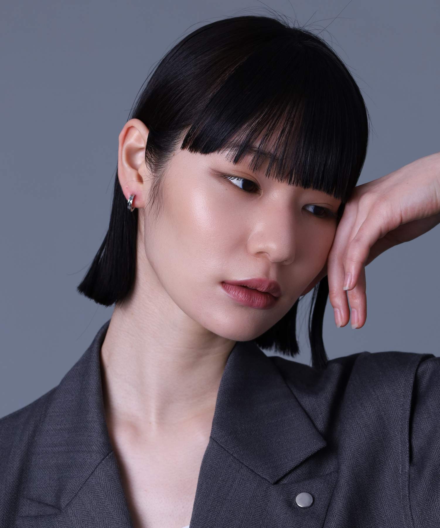 ライオンハート LION HEART 【限定展開】“LH-1”フリージングフープピアス/サージカルステンレス（金属アレルギー対応） （シルバー） シルバー