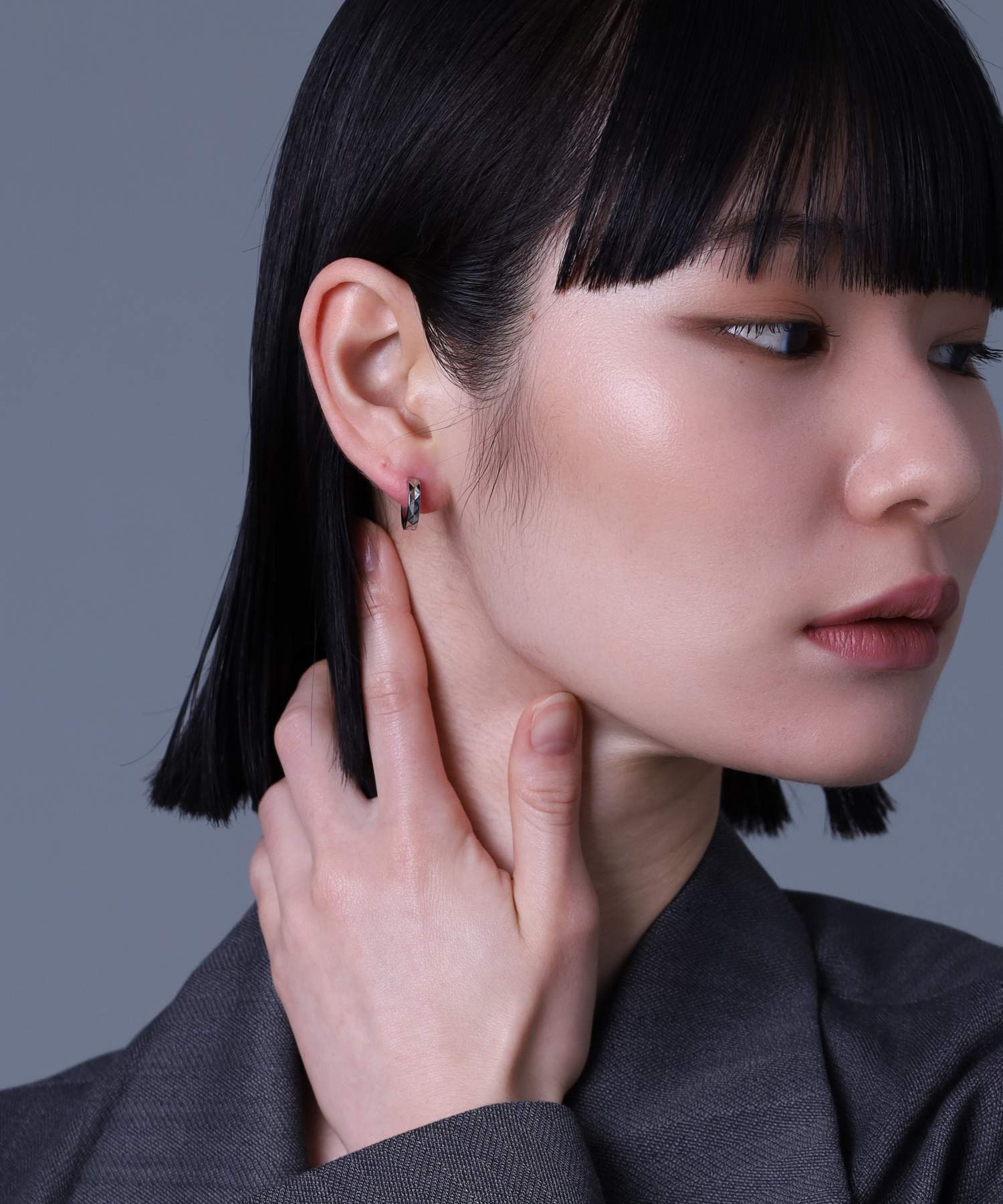 ライオンハート LION HEART 【限定展開】“LH-1”フリージングフープピアス/サージカルステンレス（金属アレルギー対応） （シルバー） シルバー