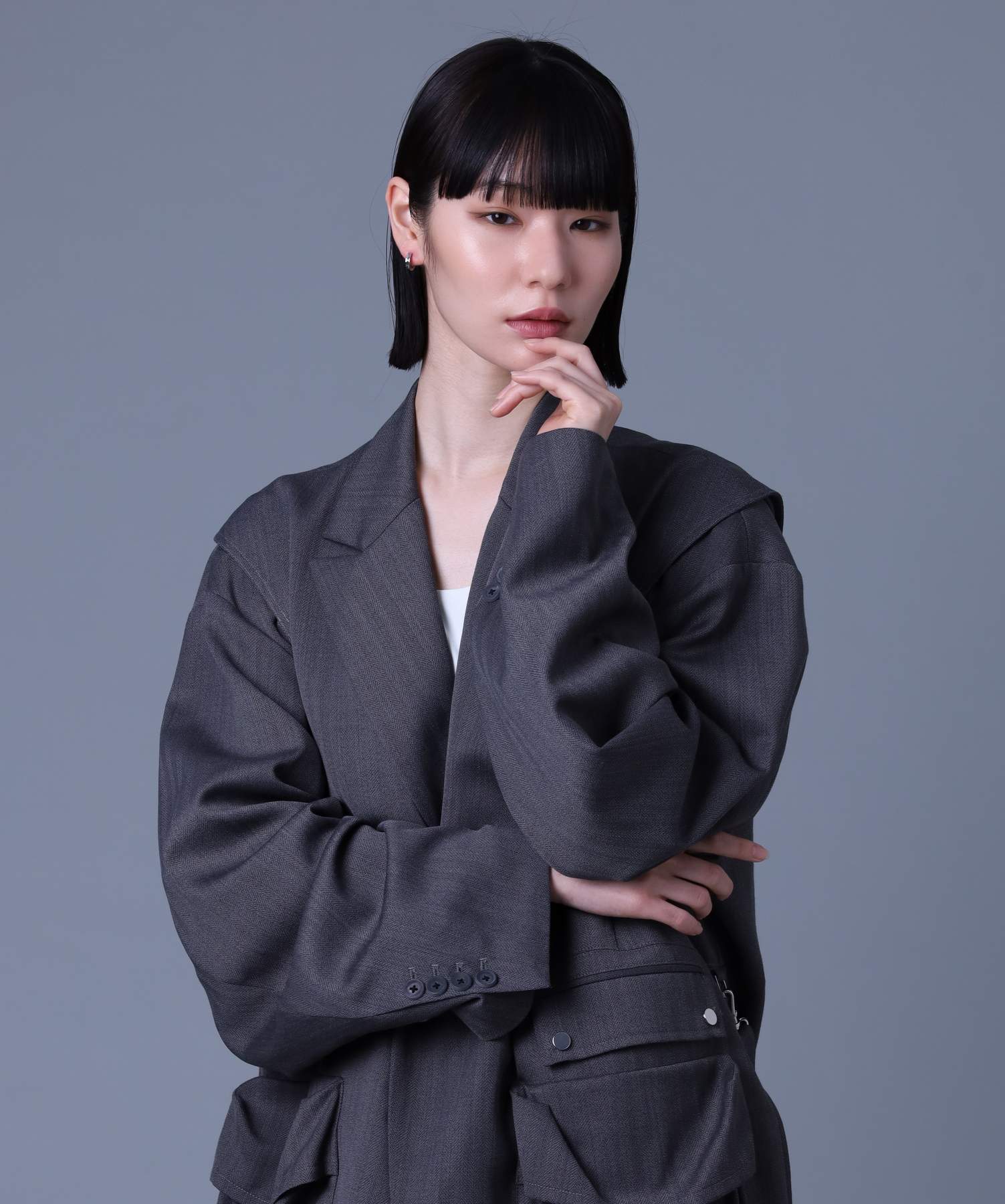 ライオンハート LION HEART 【限定展開】“LH-1”フリージングフープピアス/サージカルステンレス（金属アレルギー対応） （シルバー） シルバー