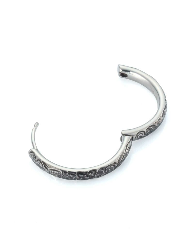 ライオンハート LION HEART 【限定展開】“HAWAIIAN”甲丸フープピアス（LLサイズ）/サージカルステンレス（金属アレルギー対応） （シルバー） シルバー
