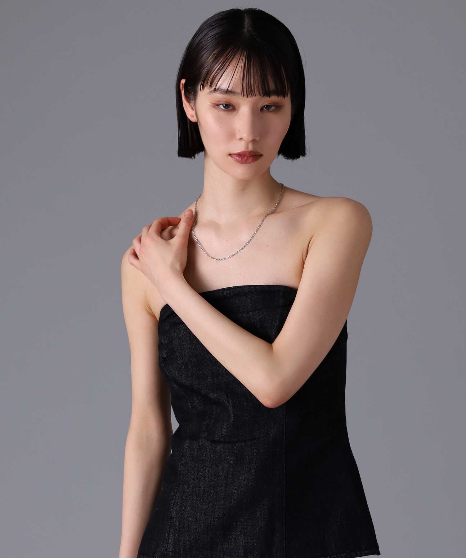 ライオンハート LION HEART 【限定展開】“LH-1”ロゴチャームネックレス/サージカルステンレス（金属アレルギー対応） （シルバー） シルバー