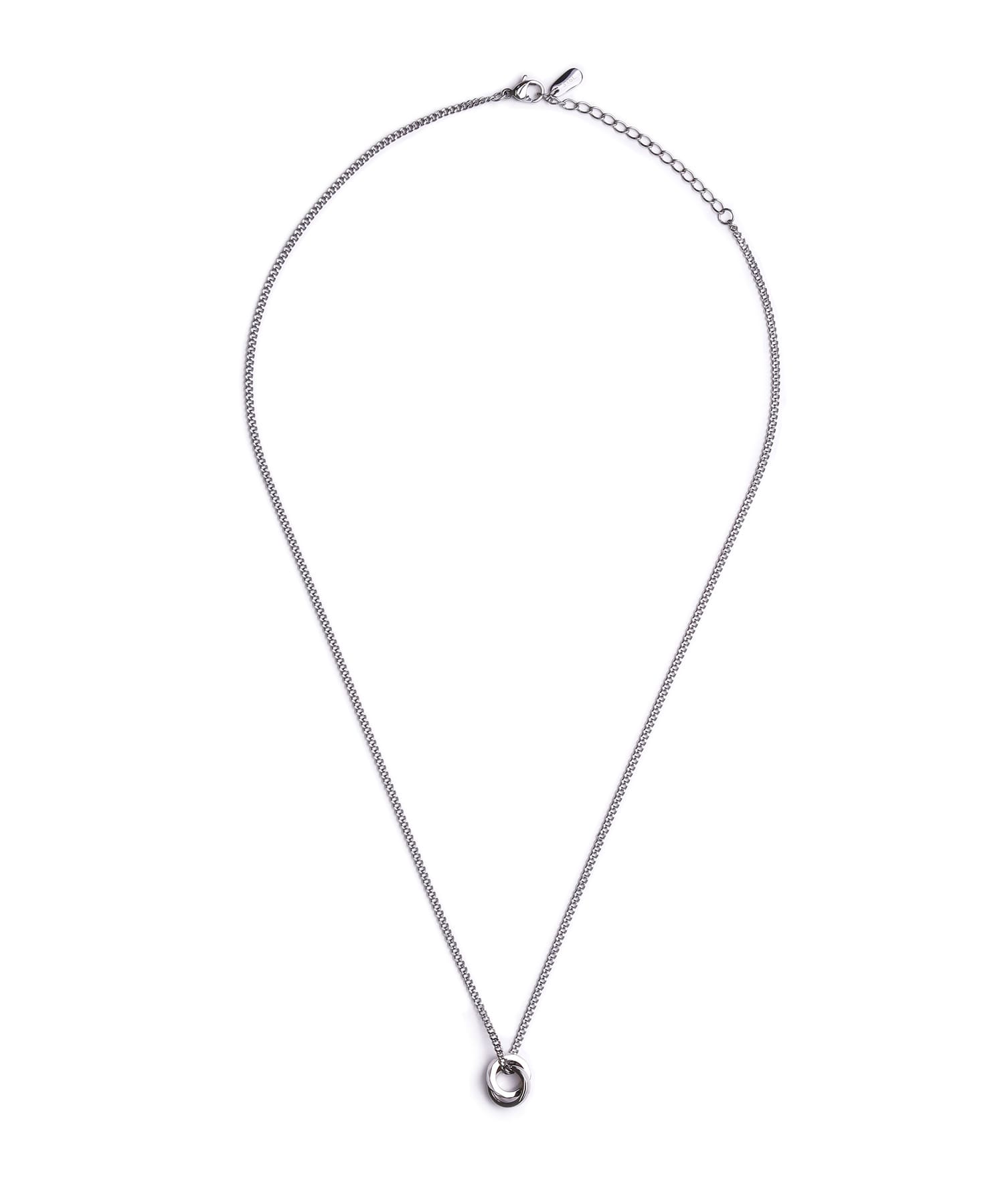 ライオンハート LION HEART 【限定展開】“THE EDGE”シグネチャーカッティングダブルリングペアネックレス/スペシャルパッケージ/サージカルステンレス（金属アレルギー対応） （シルバー） シルバー