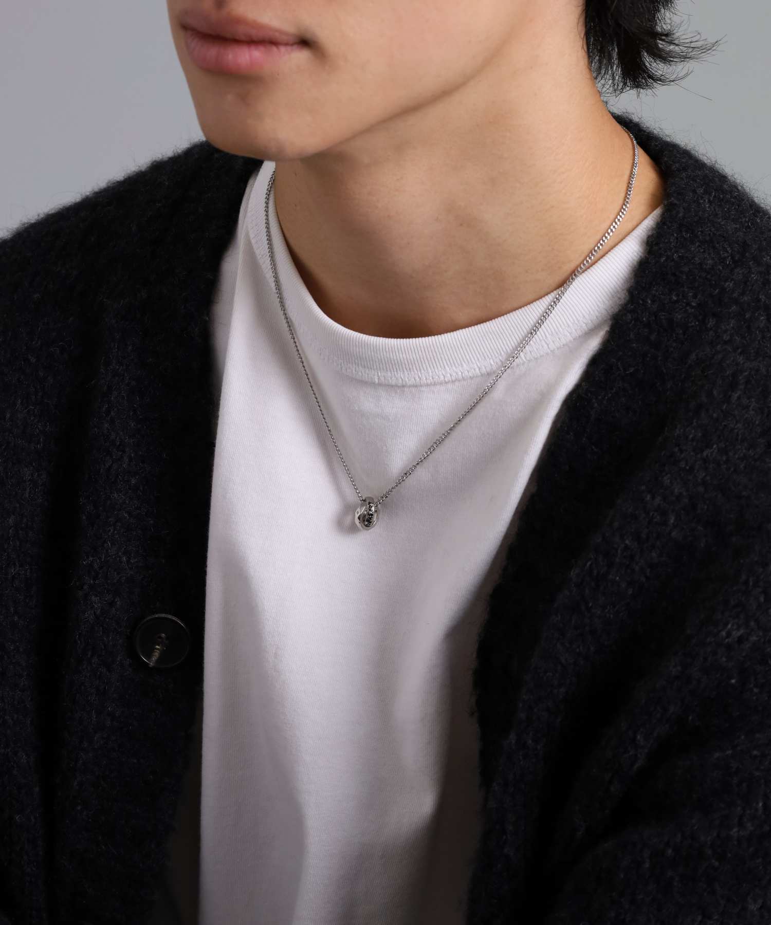 ライオンハート LION HEART 【限定展開】“THE EDGE”シグネチャーカッティングダブルリングペアネックレス/スペシャルパッケージ/サージカルステンレス（金属アレルギー対応） （シルバー） シルバー