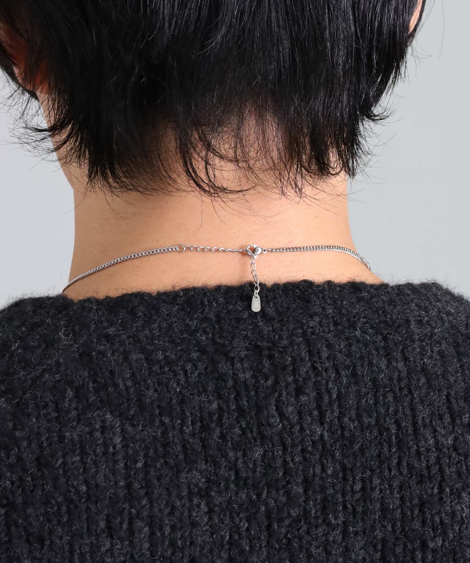 ライオンハート LION HEART 【限定展開】“THE EDGE”シグネチャーカッティングダブルリングペアネックレス/スペシャルパッケージ/サージカルステンレス（金属アレルギー対応） （シルバー） シルバー