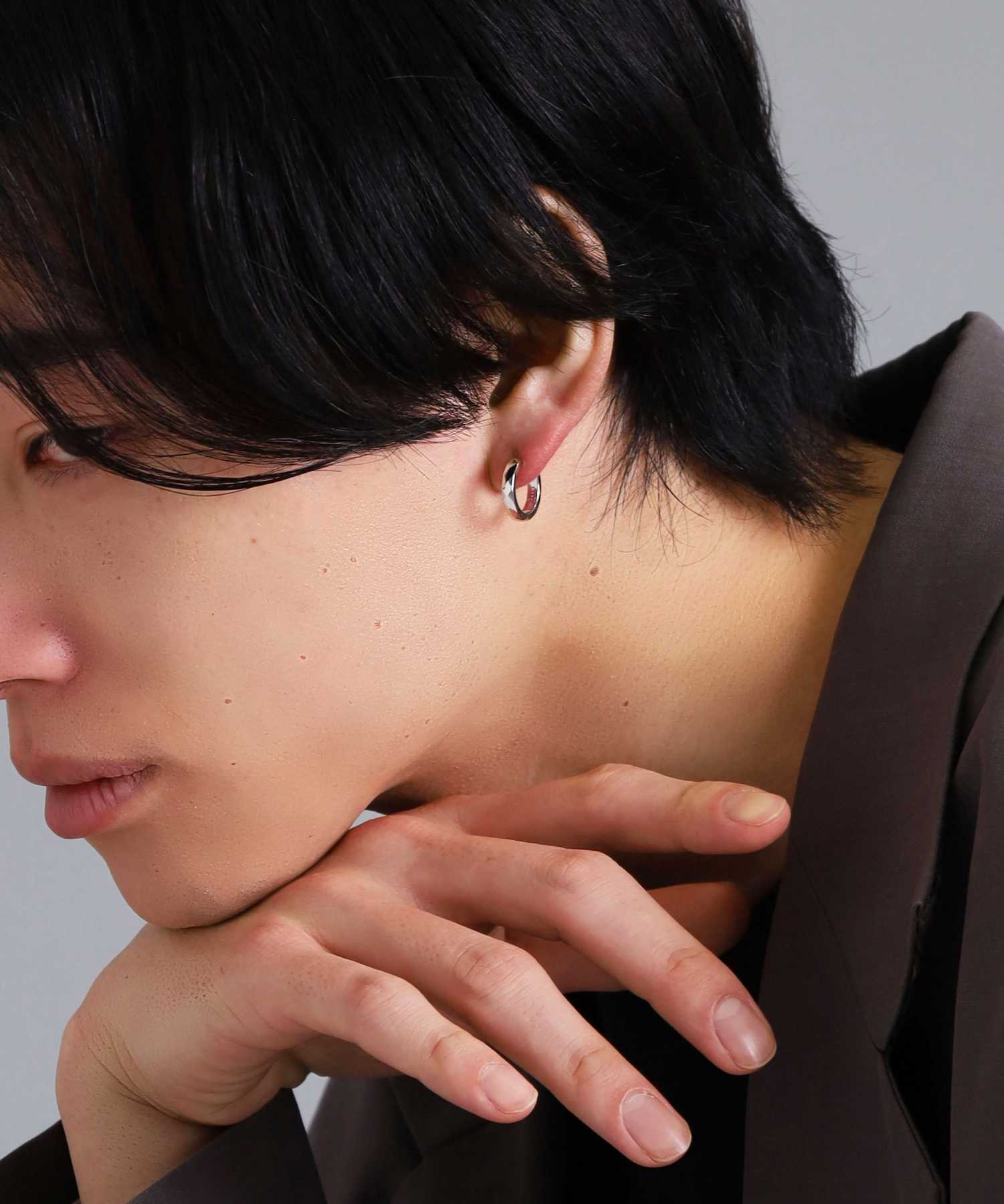 ライオンハート LION HEART “THE EDGE”カッティングフープピアス（M SIZE）/シルバー925 （シルバー） シルバー