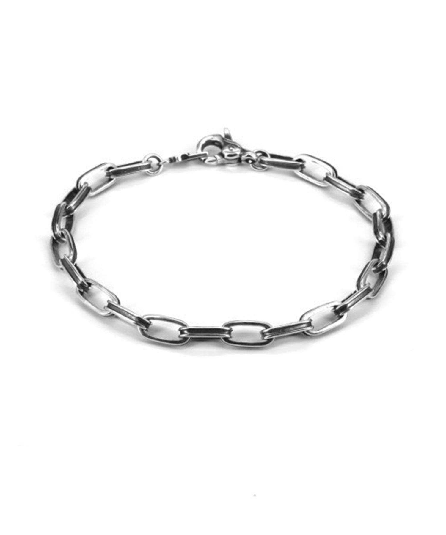 ライオンハート LION HEART LH BASIC シルバーチェーンブレスレット ラウンデッドスポーツブレスレット/シルバー925 メンズギフト/誕生日/クリスマス/プレゼント/ペアアクセ （シルバー系その他） シルバー系その他